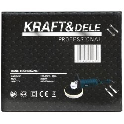 Polerka elektryczna 2650W 180mm 800-3300 rpm zestaw XXL KD3079
