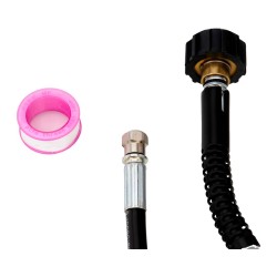 Wąż do czyszczenia kanalizacji 20m - przyłącze do myjki na gwint KD2059