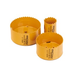 ZESTAW OTWORNIC DO DREWNA I METALU 17szt.  19-76mm + adapter KD10758