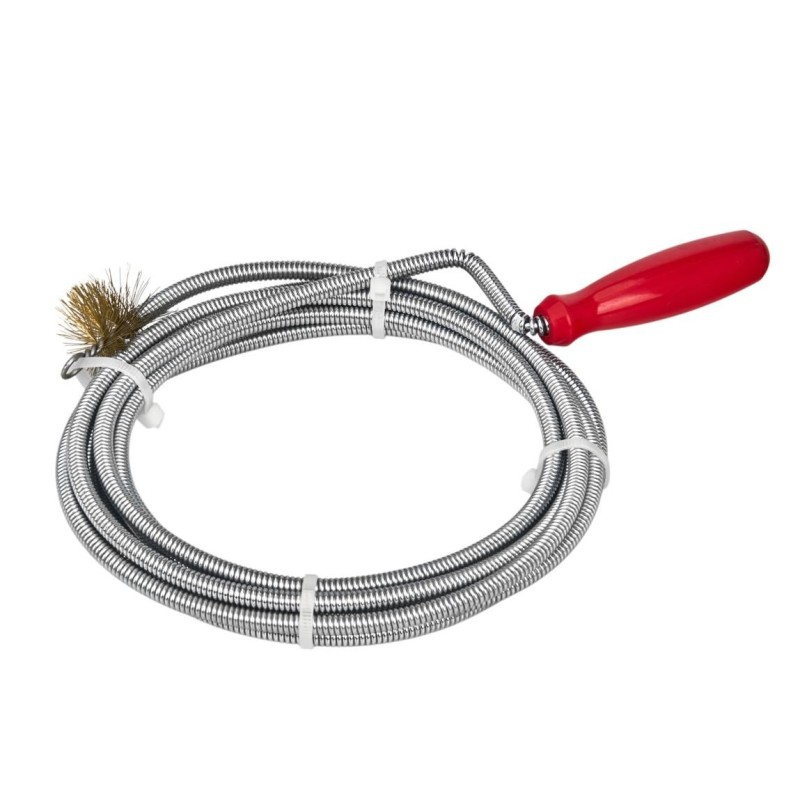 Spirala kanalizacyjna do rur ze szczotką 6mm x 3m KD11768
