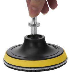 Zestaw tarcz diamentowych gradacja 50 - 3000, adapter M12, dysk, rękawiczki WDS2212