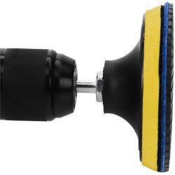 Zestaw tarcz diamentowych gradacja 50 - 3000, adapter M12, dysk, rękawiczki WDS2212