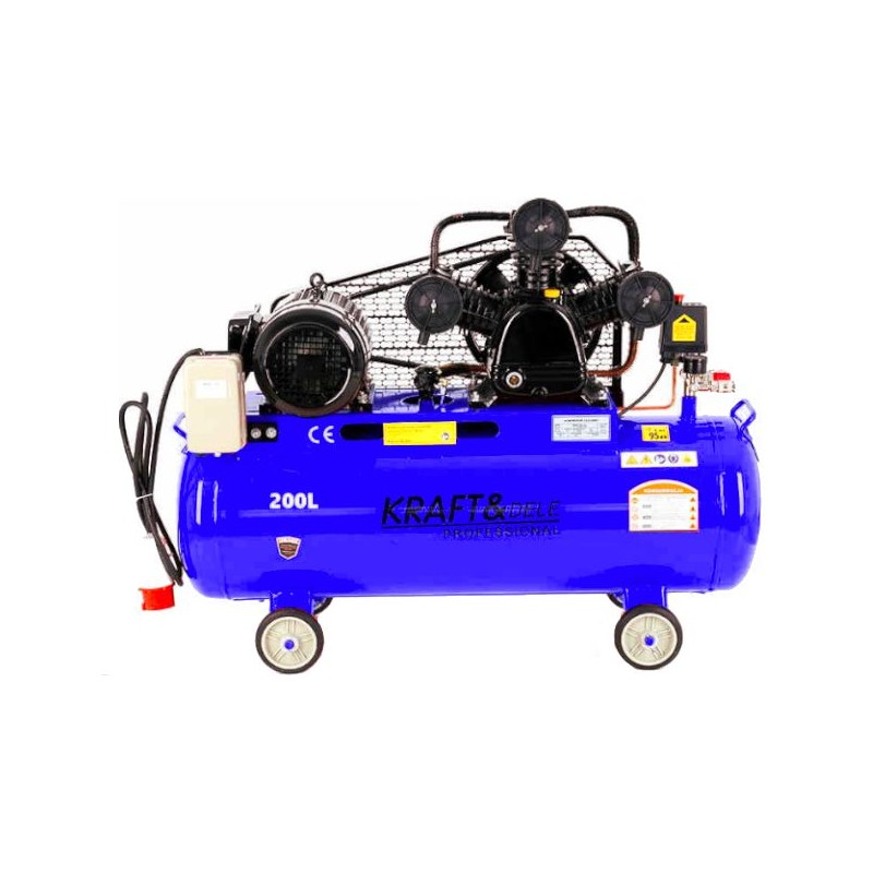 Kompresor Olejowy 200L 3 Tłoki 400V KD4064