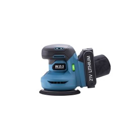 SZLIFIERKA MIMOŚRODOWA AKUMULATOROWA 21V 125mm + AKUMULATOR 3Ah + ŁADOWARKA WDS2525