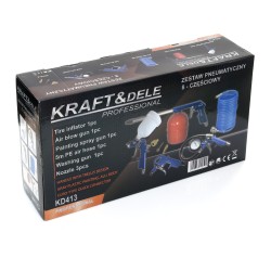 Kompresor Olejowy 24L KD400 + Zestaw 8w1 KD400-K3