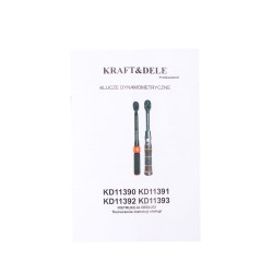 Klucz dynamometryczny 1/4  1-25Nm KD11390