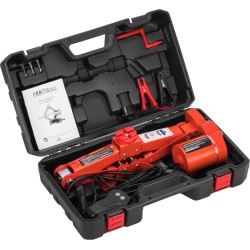 LEWAREK SAMOCHODOWY ELEKTRYCZNY PODNOŚNIK TRAPEZOWY ŻABA 12V 3T WALIZKA KD1369