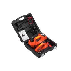 PODNOŚNIK SAMOCHODOWY LEWAREK PUNKTOWY HYDRAULICZNY 12V 5T + KLUCZ DO KÓŁ KD1368