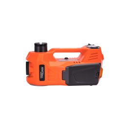 PODNOŚNIK SAMOCHODOWY LEWAREK PUNKTOWY HYDRAULICZNY 12V 5T + KLUCZ DO KÓŁ KD1368