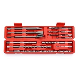 Zestaw 9 wierteł S4 + 3 dłuta SDS+ KD10206