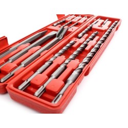 Zestaw 9 wierteł S4 + 3 dłuta SDS+ KD10206