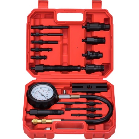 TESTER MIERNIK CIŚNIENIA SPRĘŻANIA - KOMPRESJI - DIESEL 0-70 BAR MAX FULL KD12516