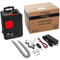 MOBILNA NAGRZEWNICA OGRZEWANIE POSTOJOWE OLEJOWA LCD 9kW PILOT 12/24/230V KD11783