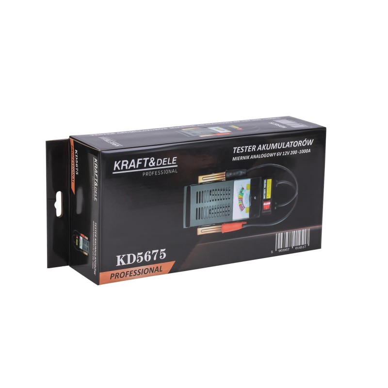 Tester analogowy do sprawdzania akumulatorów 6/12V 200-1000A KD5675