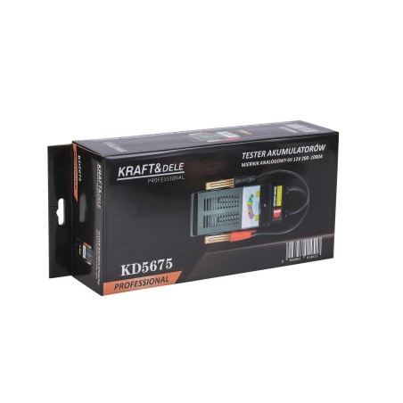 Tester analogowy do sprawdzania akumulatorów 6/12V 200-1000A KD5675