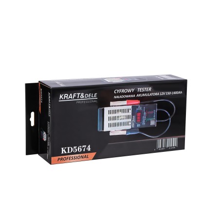 Tester cyfrowy do sprawdzania akumulatorów 12V 150-1400A KD5674