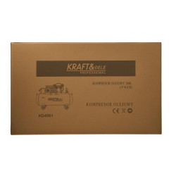 Kompresor olejowy 300L 2 Tłoki KD4061