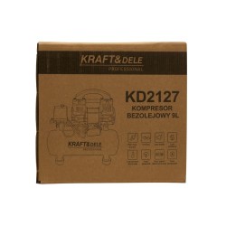 Kompresor Bezolejowy 9L 1200W 155L/MIN KD2127