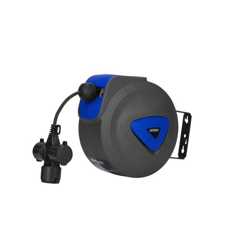 Przedłużacz ze zwijaczem 3x1,5mm 10m KD4045