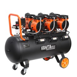 Kompresor bezolejowy 100L / 3 x 1500W KD1394