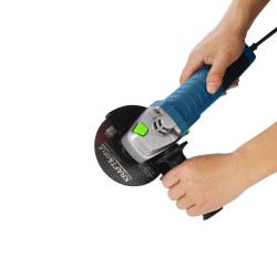 Szlifierka kątowa 125mm 1500W + zestaw 10 tarcz WDS2135