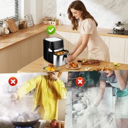 AIRFRYER FRYTKOWNICA BEZTŁUSZCZOWA 8L KRAFT&DELE KD4101 1850W