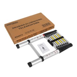 Drabina aluminiowa 8 stopni / 2,6m / max 150kg