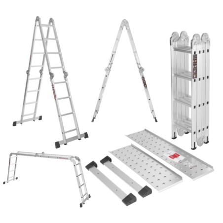 DRABINA Z PLATFORMĄ 4x4 460CM KD4071