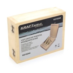 Wiertła stopniowe 4-32mm 3szt. KD10244