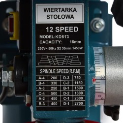Wiertarka kolumnowa stołowa 1450W KD513