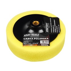 Gąbka polerska 150 mm żółta KD1596