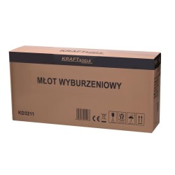 MŁOT WYBURZENIOWY 3200W 75J HEX-GAN KD3211