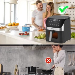 FRYTKOWNICA BEZTŁUSZCZOWA AIRFRYER 6L KD4108