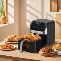 FRYTKOWNICA BEZTŁUSZCZOWA AIRFRYER 6L KD4108
