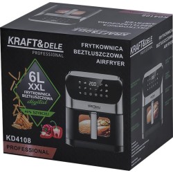 FRYTKOWNICA BEZTŁUSZCZOWA AIRFRYER 6L KD4108