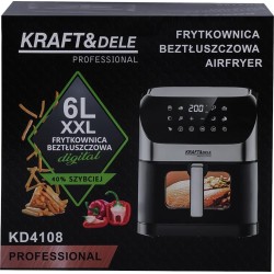 FRYTKOWNICA BEZTŁUSZCZOWA AIRFRYER 6L KD4108