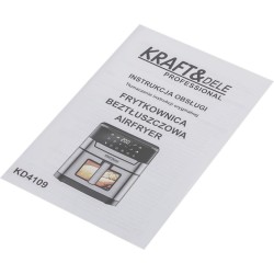 FRYTKOWNICA BEZTŁUSZCZOWA AIRFRYER 8L KD4109