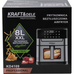 FRYTKOWNICA BEZTŁUSZCZOWA AIRFRYER 8L KD4109