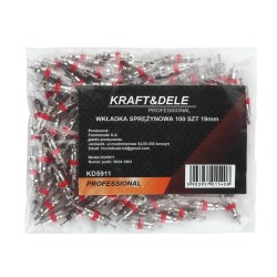 WKŁADKA SPRĘŻYNOWA DO WENTYLI - KOMINEK 100 SZTUK 19MM KD5911