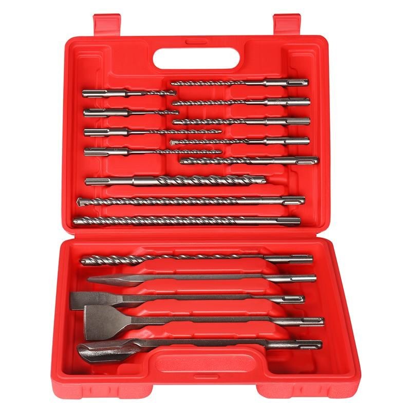 ZESTAW WIERTEŁ I DŁUT 17 ELEMENTÓW SDS+ KD10068