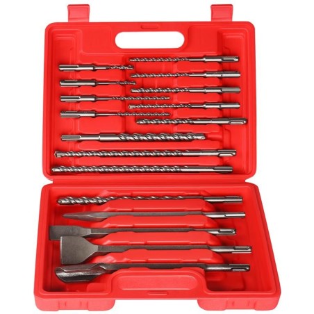 ZESTAW WIERTEŁ I DŁUT 17 ELEMENTÓW SDS+ KD10068