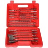 ZESTAW WIERTEŁ I DŁUT 17 ELEMENTÓW SDS+ KD10068