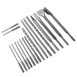 ZESTAW WIERTEŁ I DŁUT 17 ELEMENTÓW SDS+ KD10068