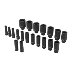 ZESTAW NASADEK UDAROWYCH 20 ELEMENTÓW 6-KĄTNE 1/2" KD11794