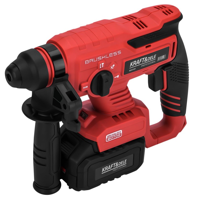 Młot udarowy akumulatorowy 21V 3J BEZSZCZOTKOWY 2 x 4Ah KD3191