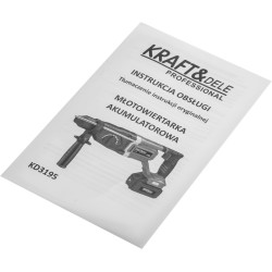 Młot udarowy akumulatorowy 21V 4,5J BEZSZCZOTKOWY 2 x 4Ah KD3195