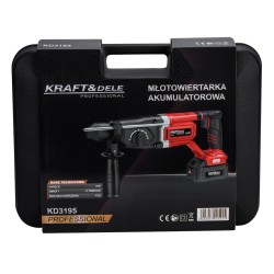 Młot udarowy akumulatorowy 21V 4,5J BEZSZCZOTKOWY 2 x 4Ah KD3195