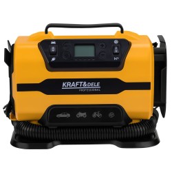 Kompresor samochodowy z funkcją latarki 12/230V KD3441