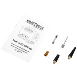 Kompresor samochodowy z funkcją latarki 12/230V KD3441