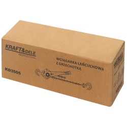 Wciągarka ręczna z grzechotką 3m 3t KD3505